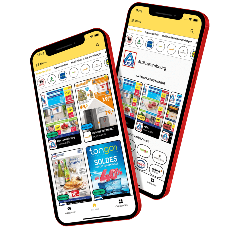Captures d'écran de l'application
